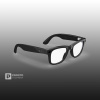 Ray-Ban Wayfarer (Gen 1) Глянцевый Чёрный с Прозрачными Линзами